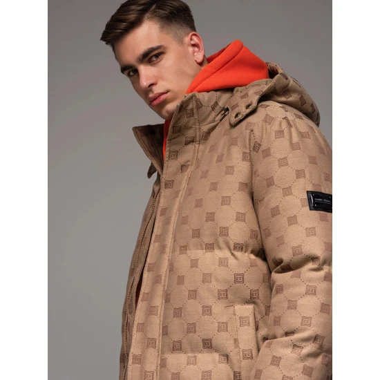 Vyriška ruda žieminė striukė Emio V2 OM-JAHP-0195