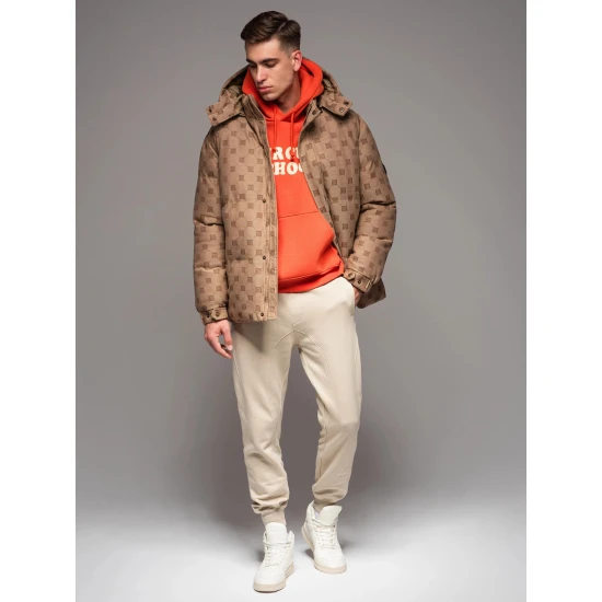 Vyriška ruda žieminė striukė Emio V2 OM-JAHP-0195