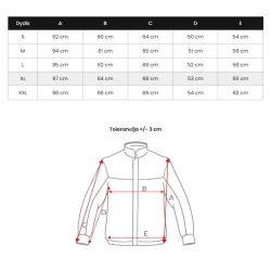 Raudona vyriška striukė Alom