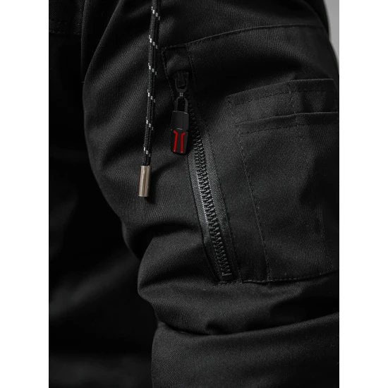 Vyriška juoda žieminė striukė Optin JS/5M3123/392