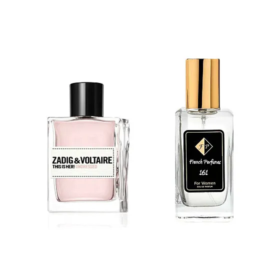 Nr161 kvepalai įkvėpti Zadig & Voltaire - This is Her! Undressed 60 ml EDP FP161-60 French Perfumes