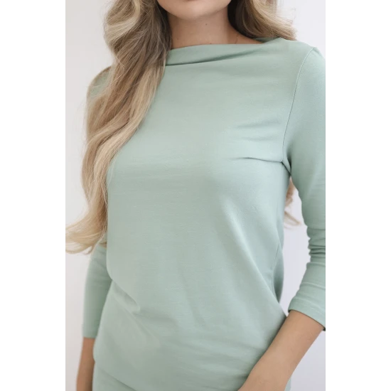 Mėtinė suknelė Erlina 19235