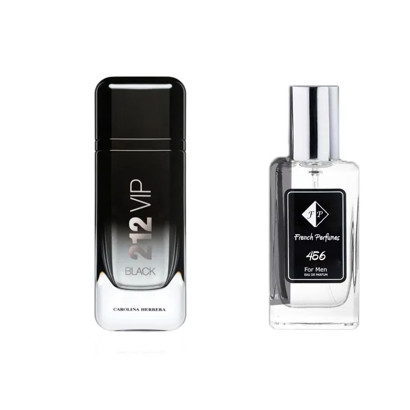 Nr456 kvepalai įkvėpti Carolina Herrera - 212 Vip Black 33 ml EDP FP456-33 French Perfumes