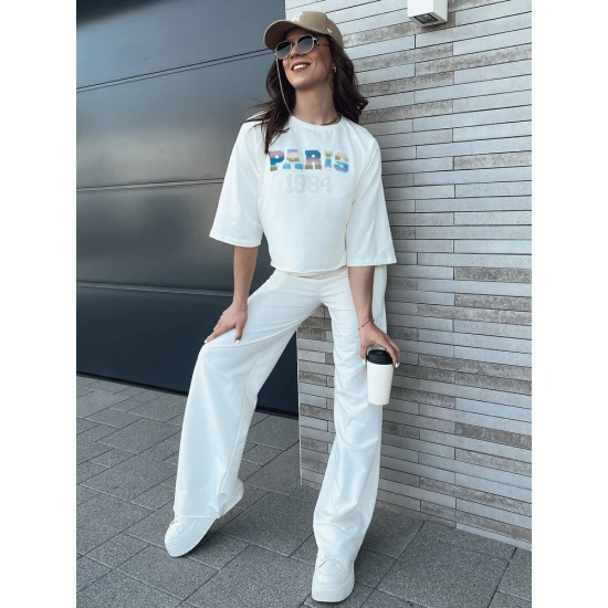 Moteriškas baltas komplektas Rosin AY1050