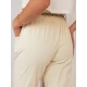 Moteriškos kelnės baltos spalvos Erli UY2029