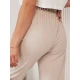 Moteriškos kelnės šviesiai rudos spalvos Erli UY2027
