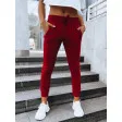 Женские бордовые брюки для отдыха Flor