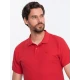 Vyriški raudoni polo marškinėliai Cristan V22 S1374