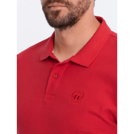 Vyriški raudoni polo marškinėliai Cristan V22 S1374