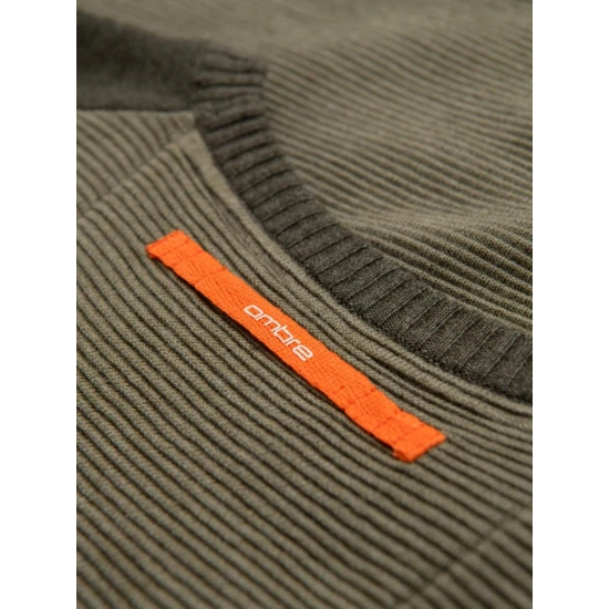 Vyriškas chaki spalvos megztinis Rox V2 OM-SWSW-0121