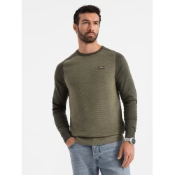 Vyriškas chaki spalvos megztinis Rox