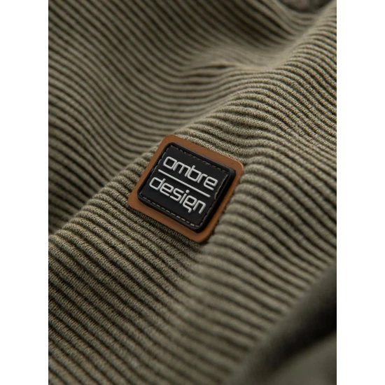 Vyriškas chaki spalvos megztinis Rox V2 OM-SWSW-0121