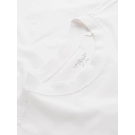 Vyriški baltos spalvos marškinėliai Doman V2 OM-TSBC-0234