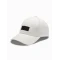 Unisex balta kepurė Grid