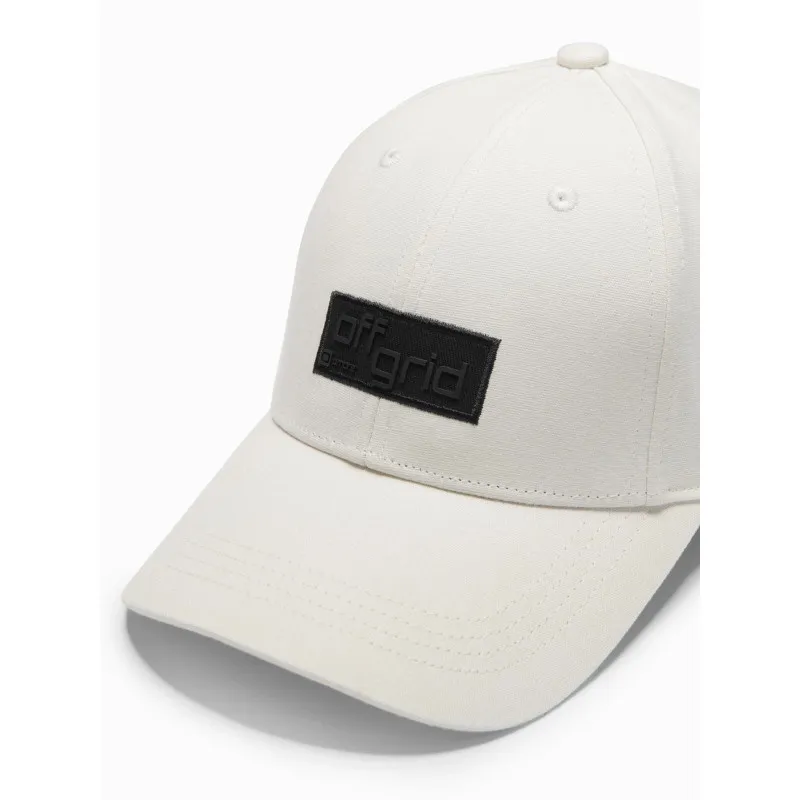 Unisex valkoinen lippalakki Grid V2 OM-ACCS-0104