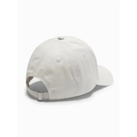 Unisex balta kepurė Grid V2 OM-ACCS-0104