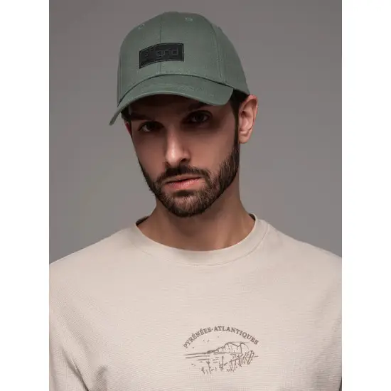 Unisex žalia kepurė Grid V6 OM-ACCS-0104