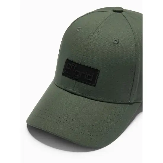 Unisex žalia kepurė Grid V6 OM-ACCS-0104