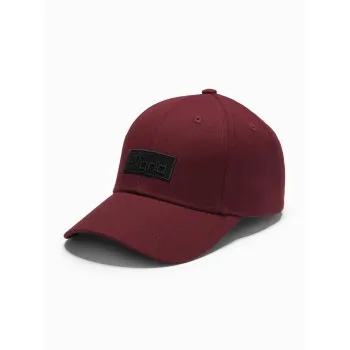 Unisex bordo kepurė Grid