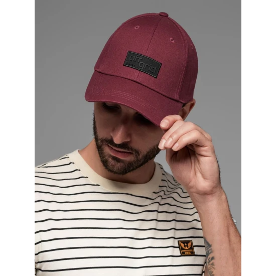 Unisex bordo kepurė Grid V8 OM-ACCS-0104