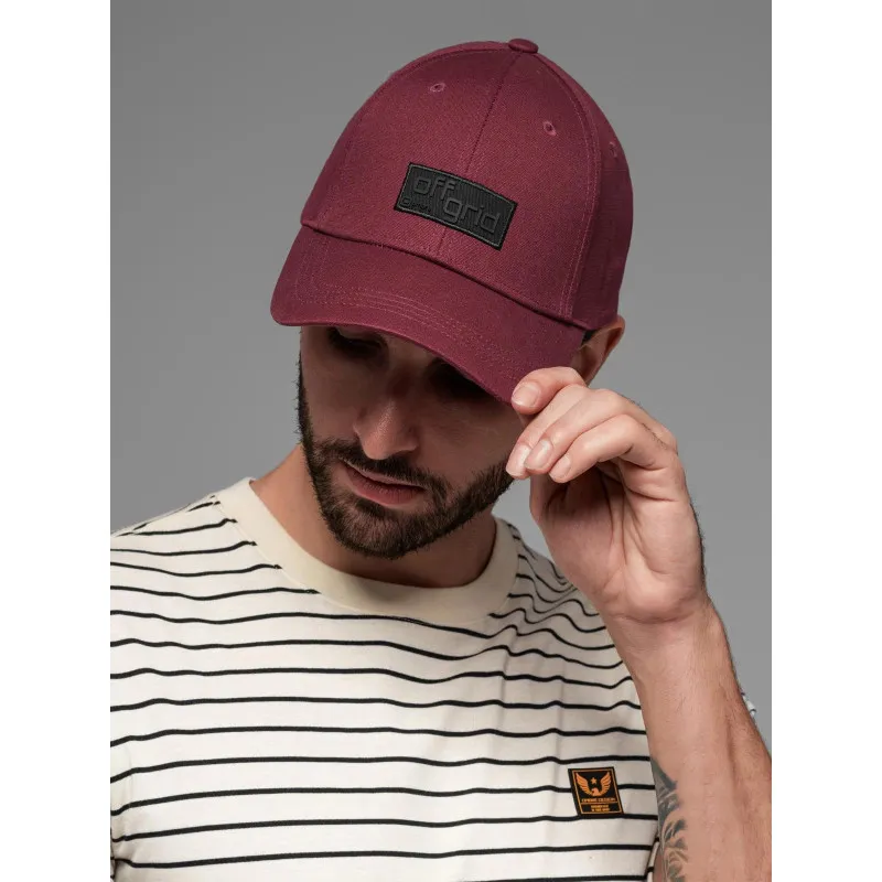Unisex bordo kepurė Grid V8 OM-ACCS-0104