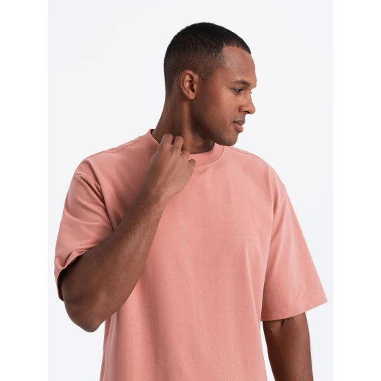 Vyriški rožinės spalvos marškinėliai Doman V5 OM-TSBC-0234