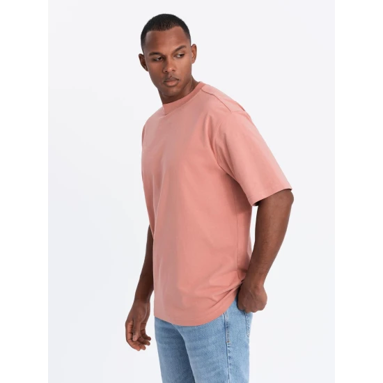 Vyriški rožinės spalvos marškinėliai Doman V5 OM-TSBC-0234
