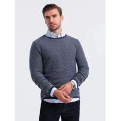 Vyriškas tamsiai mėlynos spalvos megztinis Oman