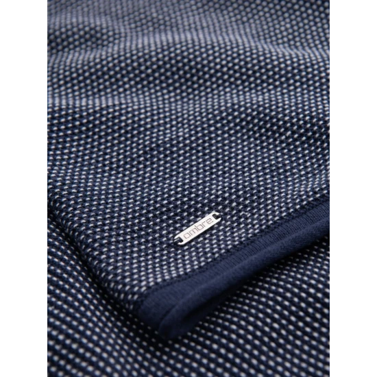 Vyriškas tamsiai mėlynos spalvos megztinis Oman V1 OM-SWSW-0118