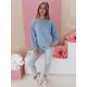 Moteriškas mėlynas džemperis Flori