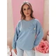 Moteriškas mėlynas džemperis Flori