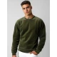 Vyriškas velūrinis žalios spalvos džemperis Drain JS/8B1166/29