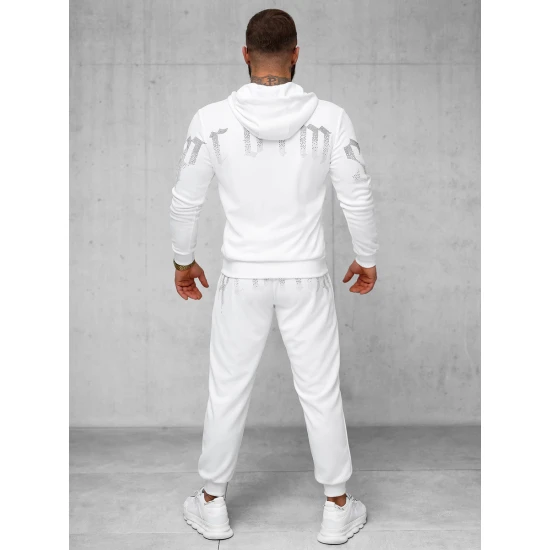 Vyriškas baltos spalvos  laisvalaikio kostiumas Matin