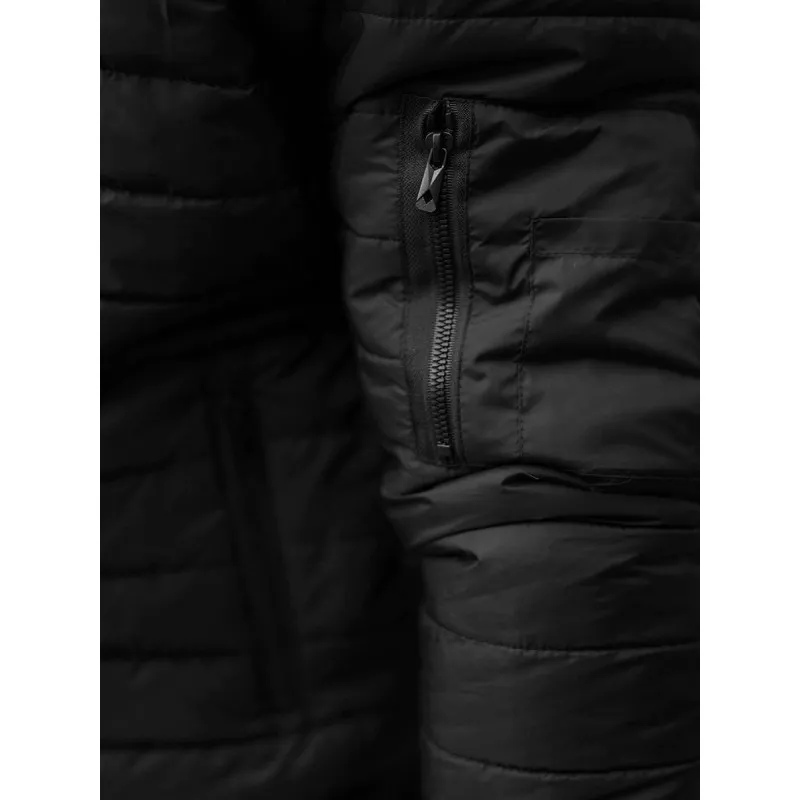 Vyriška dygsniuota juoda striukė Minti 8M1527/392