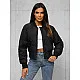 Moteriška juoda bomber stiliaus striukė Morin JS/16M9227/392