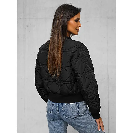 Moteriška juoda bomber stiliaus striukė Morin JS/16M9227/392