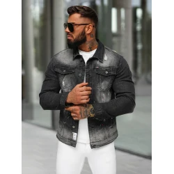 Juoda džinsinė striukė Onil