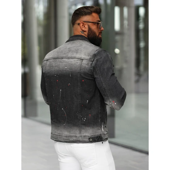 Juoda džinsinė striukė Onil NB/MJ542N