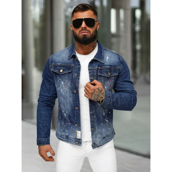 Šviesiai mėlyna džinsinė striukė Onil NB/MJ542BC