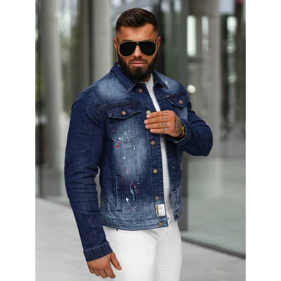 Mėlyna džinsinė striukė Onil NB/MJ542BS