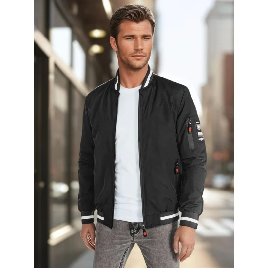 Vyriška juodos spalvos striukė Edman TX5013