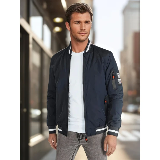 Vyriška tamsiai mėlynos spalvos striukė Edman TX5015