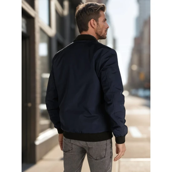 Vyriška tamsiai mėlynos spalvos striukė Set TX5019