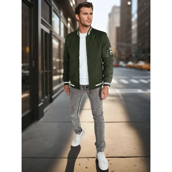 Vyriška chaki spalvos striukė Edman TX5024