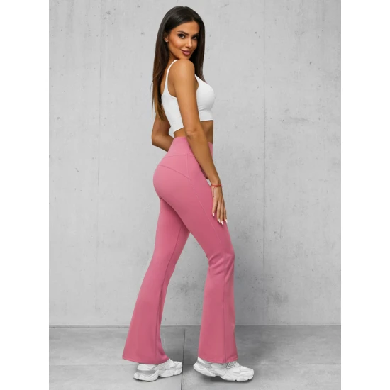 Moteriškos laisvalaikio tamsiai rožinės kelnės Alin JS/17K588/111