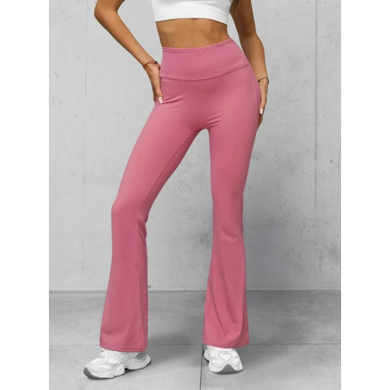 Moteriškos laisvalaikio tamsiai rožinės kelnės Alin JS/17K588/111