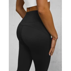 Moteriškos laisvalaikio juodos kelnės Alin