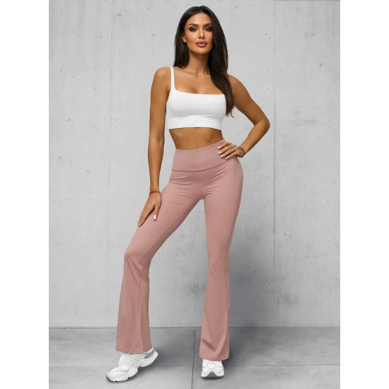 Moteriškos laisvalaikio rožinės kelnės Alin JS/17K588/7