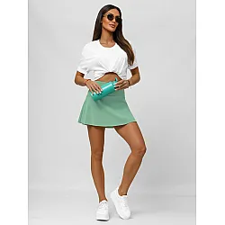 Women's green skirt-shorts Active