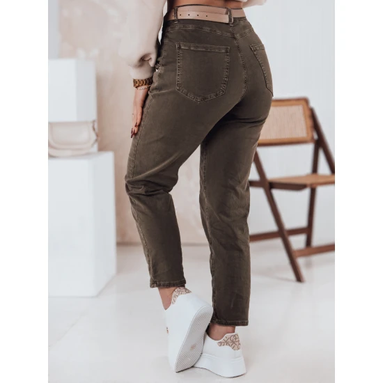 Moteriški tamsiai pilkos spalvos džinsai Evin UY2353